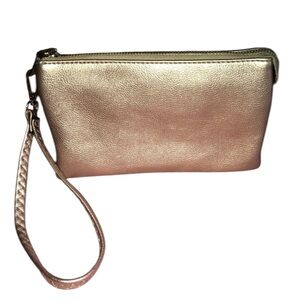 Jen & Co Rose Gold Wrislet Pouch Credit Card Area